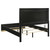 Caraway - California King Headboard, Footboard & Slats, Box 1 of 2 - Black