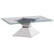Jenny - Glass Top Coffee Table - Silver