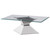 Jenny - Glass Top Coffee Table - Silver