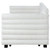Patricia - Arms & Slats Boucle Upholstered Twin Day Bed With Trundle - White