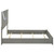 Ives - Queen Headboard & Footboard, Box 1 of 2 - Gray High Gloss