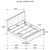 Brookmead - King Side Rails & Slats For Upholstered Bed, Box 3 of 3 - Black
