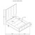 Durango - Queen Footboard, Box 2 of 3 - Washed Oak