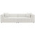 Everly - LAF Loveseat, Box 1 of 2 - White