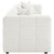 Everly - LAF Loveseat, Box 1 of 2 - White