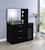 Flora - Vanity Top & Stool, Box 1 of 2 - Black High Gloss