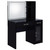 Flora - Vanity Top & Stool, Box 1 of 2 - Black High Gloss