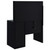 Flora - Vanity Top & Stool, Box 1 of 2 - Black High Gloss