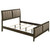 Wilkes - Queen Headboard, Footboard & Slats, Box 1 of 2 - Dark Cocoa
