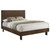 Glenwood - Queen Headboard, Footboard & Slats, Box 1 of 2 - Warm Brown