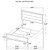 Welsley - Queen Headboard, Footboard & Slats, Box 1 of 2 - Walnut