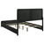 Cavelle - Queen Headboard, Footboard & Slats, Box 1 of 2 - Black