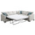Ashford - LAF Sleeper Sofa, Box 1 of 2 - Greige