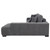 Octavia - RAF Chaise With Pillows, Box 2 of 2 - Charcoal Gray