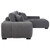 Octavia - RAF Chaise With Pillows, Box 2 of 2 - Charcoal Gray