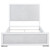 Gracemont - Queen Side Rails & Slats, Box 3 of 3 - Gray And White