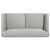 Vaughn - Loveseat Seat & Back Cushion, Box 1 of 2 - Gray