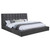 Dreux - Eastern King Headboard , Box 1 of 2 - Gray