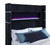 Tisdall - California King Headboard With Flame Box, Box 1 of 3 - Black
