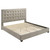 Medley - King Headboard & Slats, Box 1 of 2 - Tan