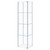 Bellatrix - 4-Shelf Clear Glass Curio Cabinet - White