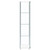 Bellatrix - 4-Shelf Clear Glass Curio Cabinet - White