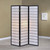 Carrie - 3-Panel Room Divider Folding Shoji Screen - Black