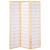 Carrie - 3-Panel Room Divider Folding Shoji Screen - Natural