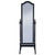 Cabot - Wood Adjustable Full Length Cheval Mirror - Black