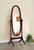 Foyet - Wood Adjustable Full Length Cheval Mirror - Merlot