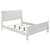 Louis Philippe - Eastern King Sleigh Panel Bed - White