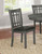 Lavon - Wood Dining Side Chair (Set of 2) - Medium Gray And Black