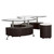 Buckley - 3 Piece Coffee Table And Stools Set - Cappuccino
