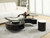 Buckley - 3 Piece Coffee Table And Stools Set - Cappuccino
