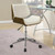 Addington - Upholstered Adjustable Office Desk Chair - Ecru