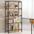 Analiese - 4-Shelf Bookshelf - Rustic Nutmeg