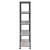 Analiese - 4-Shelf Bookshelf - Gray Driftwood