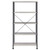 Analiese - 4-Shelf Bookshelf - Gray Driftwood
