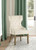 Baney - Tufted Upholstered Dining Chair - Beige And Rustic Gray
