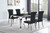 Betty - Velvet Upholstered Dining Side Chair (Set of 4) - Black And Chrome