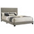 Dorian - Fabric Upholstered Queen Panel Bed - Taupe