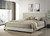 Dorian - Fabric Upholstered California King Panel Bed - Cream
