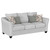 Salizar - 3 Piece Upholstered Flared Arm Sofa Set - Sand