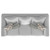 Salizar - 3 Piece Upholstered Flared Arm Sofa Set - Sand