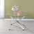 Beckham - Round Glass Top Dining Table - Chrome