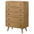 Robyn - 5-Drawer Bedroom Chest Of Drawers - Light Ash