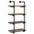 Elmcrest - 4-Shelf Wall Bookshelf - Rustic Oak