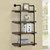 Elmcrest - 4-Shelf Wall Bookshelf - Rustic Oak