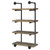Elmcrest - 4-Shelf Wall Bookshelf - Rustic Oak