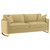 Corliss - 2 Piece Velvet Upholstered Sofa Set - Camel